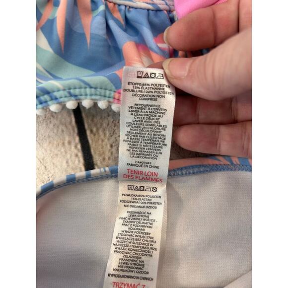 TOMMY BAHAMA Girl’s 2 Piece Tankini Tropical Swim Set / Size: 12 Months - Picture 5 of 5